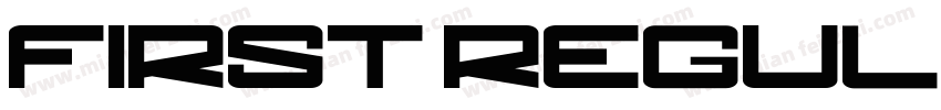 First Regular ttstd字体转换